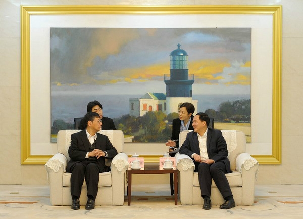 增進(jìn)合作、共謀發(fā)展———常石舟山董事長(zhǎng)拜訪舟山市長(zhǎng)